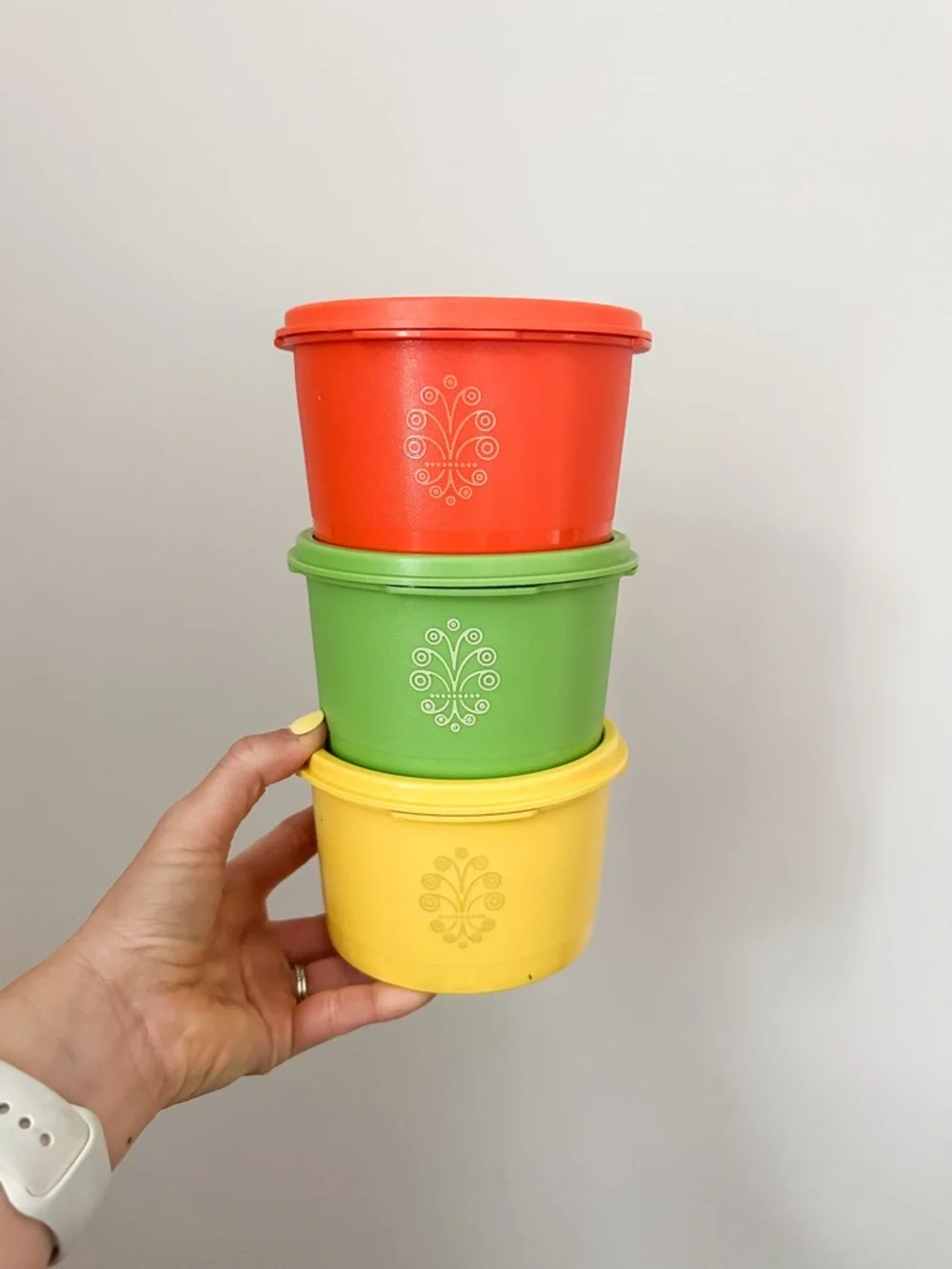 Vintage Tupperware set of three